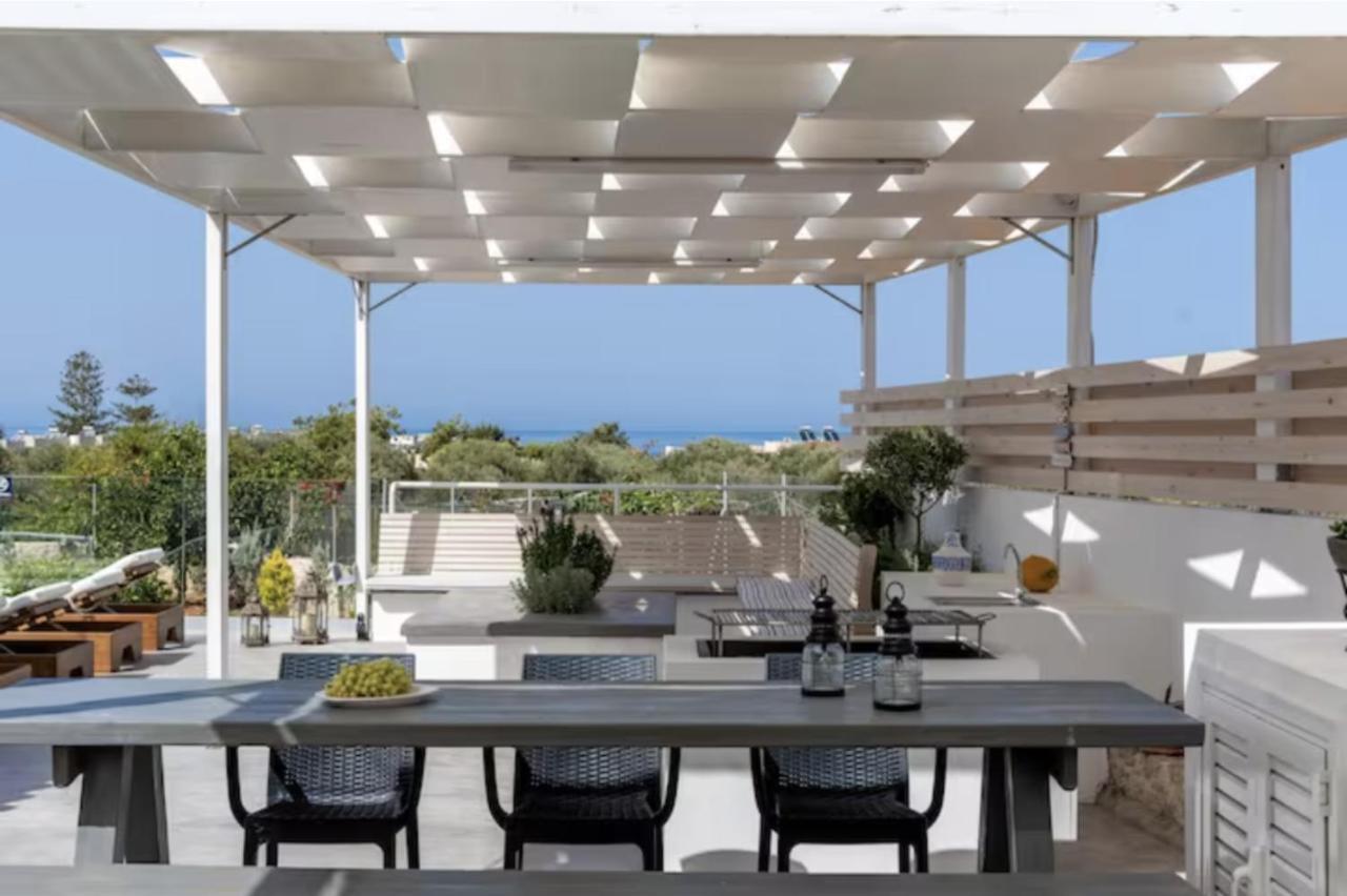 Alba Bianca Villa, Family Retreat With Heated Pool By Thinkvilla Херсонісос Екстер'єр фото