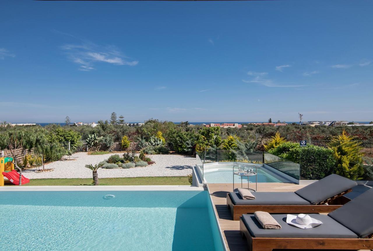 Alba Bianca Villa, Family Retreat With Heated Pool By Thinkvilla Херсонісос Екстер'єр фото